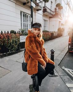 @withameliataylor looking super chic in our snuggly faux fur tan coat.  #FauxFurCoat #WinterCoats #WomensFashion #womensstyle #Styleinspo 23 Outfit, Nyc Winter Outfits, Fur Coat Outfit, Fashion Trend Inspiration, Tan Coat, Fall 23, Coat Outfits