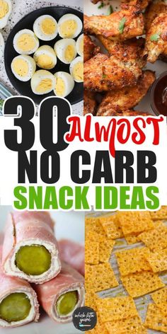 the top ten no carb snack ideas