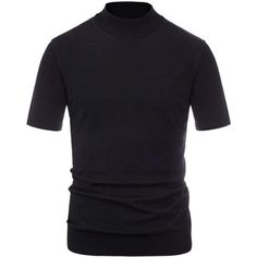 63% Rayon, 37% Nylon Pull On Closure Machine Wash Features: Short Sleeve, Mock Turtleneck, Slim Fit Design, Solid Color, High Stretchy, Lightweight Lightweight: The Knit Fabric Is Soft, Smooth, Lightweight And Breathable, Suit For All Seasons Garment Care: Machine Washable, Dryer Friendly, Do Not Wash With Zipped Clothing Or Other Hard Objects Stretch Black Turtleneck, Casual Black Turtleneck For Layering, Casual Black Turtleneck For Work, Classic Black High Neck Top, Black Mock Neck Top For Winter Layering, Black High Neck Classic Top, Classic High Neck Black Top, Black Mock Neck Top For Layering, Casual Black Funnel Neck Top