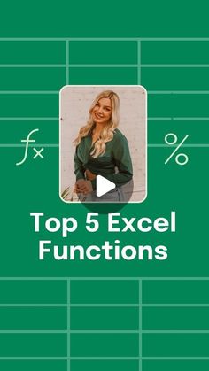 the top 5 excel functions for bloggers