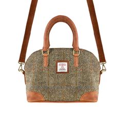 Model: 4504T_L_LT BROWN CHECK / TAN Classic Tweed Bags For Everyday Use, Classic Tweed Bag For Everyday Use, Classic Tweed Bags For Everyday, Fall Tweed Shoulder Bag, Brown Tweed Bags For Fall, Brown Tweed Travel Bag, Brown Tweed Shoulder Bag For Fall, Brown Tweed Shoulder Bag For Travel, Scottish Jewellery