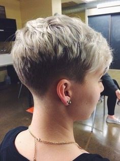 Pixie Haircuts Hairstyle | Summer Hair Idea: Grey/silver Pixie Cut for Any Ages | Hairstyles ... Women Short Bob Hairstyles, Ultra Short Pixie Haircuts For Women, Under Cut Pixie, Shaved Pixie, Very Short Haircuts, Short Grey Hair, Super Short Hair, Very Short Hair