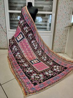 Women Silk Dupatta with heavy Mirror & Pearl work Printed Chinon Chiffon Chunni 🔅 Adore this dupatta with both ethnic and western outfits as it creates ambience of its own 🔅Occasions: Perfect for casual wear, festivities, traditional days, ceremonies, wedding, or gift to your loved ones 🔅This is a hand Embroidered Dupatta with Mirror & Pearl work.  🔅 The border has a lace to add to the beauty.  🔅 Pair it with a contrast Colour kurta & dress for a stunning look.  🔅 Chinon Chiffon Silk Fabri Transitional Multicolor Embroidered Dupatta, Embroidered Multicolor Shantoon Dupatta, Semi-stitched Multicolor Chinon Dupatta, Semi-stitched Purple Meenakari Dupatta, Multicolor Woven Motifs Dupatta, Kurta Dress, Silk Dupatta, Western Outfits, Contrasting Colors