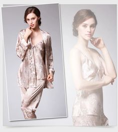 SPECIFICATIONS Estimated Shipping is 7-16 days Women's Silk Satin Pajamas Set 3 Pcs Floral Silky Pj Sets Sleepwear Cami Nightwear with Robe and Pant Material: Satin 5 different colors to choose without pocket Package : 1pcs robe+ 1pcs nightgown + 1pcs pants + 1pcs belt in opp bag Size: M L XL XXL XXXL Season: Summer Spring Autumn Style: Sleepwear suit Fit: Fits true to size How to wash: Hand wash Cold, Hang, or Line Dry What you get:1* Parcel 1. Please measure the body data and choose the most suitable. 2. Please allow 2-3cm differs due to manual measurement, thanks! 3. Please Choose a Size according to our size chart strictly, not to your usual size. 4. The real color may be slightly different from the photo, due to a variety of factors such as computer screen contrast or light. Matching Sleepwear Set With Long Pants, Matching Sleep Set With Long Pants, Elegant Bedtime Sets For Spring, Spring Nightwear Sets Fitted, Fitted Night Sets For Spring, Elegant Fitted Sleep Sets, Fitted Long Sleeve Sets For Wedding Night, Fitted Long Sleeve Sets For Night, Matching Long Sleeve Sets For Daywear