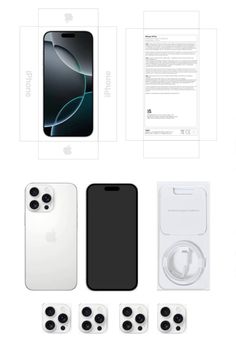 an apple product is shown with all the components in its packaging and instructions on how to use it