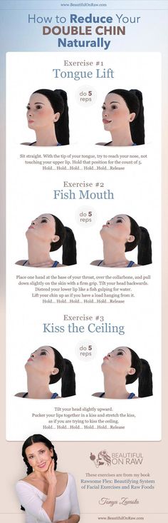 Understand Double-Chin and Get Rid of it! Double Chin Exercises, Chin Exercises, Face Fat, Lifting Facial, Face Yoga Facial Exercises, Neck Exercises, Facial Yoga, Face Exercises, Yoga Facial