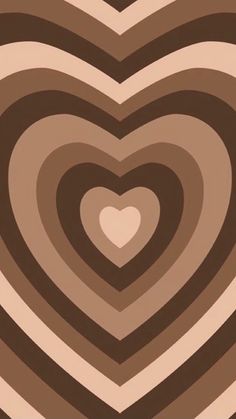 an image of a heart shaped pattern in brown and white