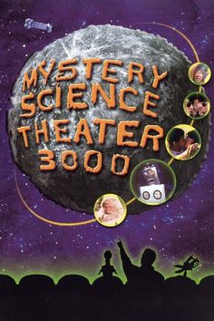 an advertisement for the water science theater 5000, with images of people and planets