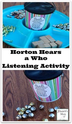 horton hears a who listening activity for toddlers to learn how to use the word hortons