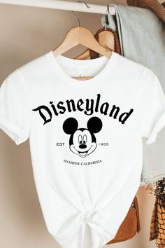 Disneyland Mickey Head Shirt  Vintage Mickey Mouse Shirt  Disneyland 1955 Shirt  Mickey Head Shirt Easy 30 day return policy Disney Outfits Women, Custom Disney Shirts, Disneyland Birthday, Mickey Mouse Shirt, Family Disney Trip, Disney Trip Shirts, Trip Shirts, Disneyland Shirts, Womens Disney Shirts