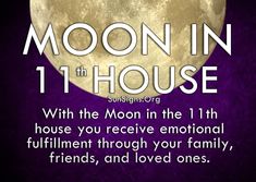 a poster with the words moon in 6th house on it and an image of a full moon