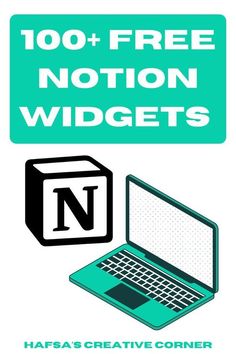 a sign that says,'100 + free motion widgets'with an image of a laptop