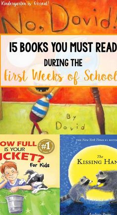 children's books with the title 15 books you must read during the first week of school