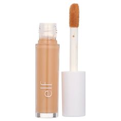 Camouflage those pesky spots and under-eye circles with the e.l.f. Cosmetics Hydrating Camo Concealer. A full-coverage, hydrating, longwearing concealer featuring a large doe foot applicator to conceal, correct, contour and highlight for flawless skin. The highly pigmented formula is lightweight with a satin finish that won't settle into fine lines or creases. Ideal for all skin types, but great for dry skin! Proud to be 100% vegan and cruelty-free, worldwide. Because kindness is chic. Size: 0.2 Skin Proud, Hydrating Camo Concealer, Elf Concealer, Contour And Highlight, E.l.f. Cosmetics, Eye Circles, Undereye Circles, Contouring And Highlighting, Personal Hygiene