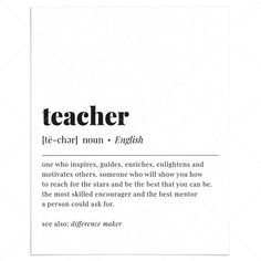 Are you looking for the perfect gift for your (child's) teacher? Look no further! With this teacher definition print you'll easily show how much you appreciate your teacher. It's the perfect way to say thank you at the end of the year or at the end of a term. The download includes 5 high resolution JPG-files for 20 and more standard frame sizes. Nail Tech Captions, Meaning Of Teacher, Teacher Definition Quote, Queen Definition, Teacher Meaning, Nail Tech Humor, Nail Tech Quotes, Nail Tech School, English Wallpaper