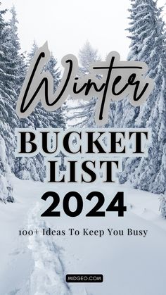 the winter bucket list for 2021