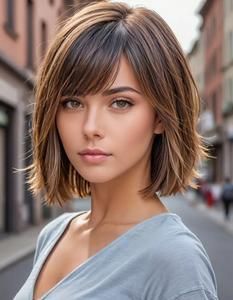 Full Bangs Short Hair, Winter Short Hair, Short Hair Care, Products For Short Hair, Lob Hair, Kort Bob