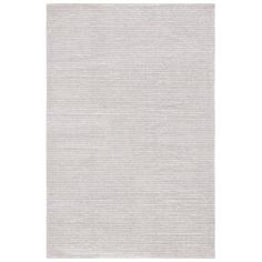 a white rug with vertical lines on it