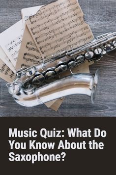 music quiz what do you know about the saxophone? - cover art for this book