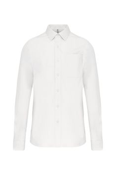 CAMISA MANGA COMPRIDA EM POPELINE DE TRATAMENTO FÁCIL-Branco-XS-RAG-Tailors-Fardas-e-Uniformes-Vestuario-Pro Long Sleeve Poplin Dress Shirt For Work, Long Sleeve Cotton Dress Shirt For Daywear, White Long Sleeve Poplin Shirt, Cotton Long Sleeve Dress Shirt For Daywear, White Long Sleeve Poplin Tops, Spring Long Sleeve Dress Shirt For Daywear, Modern White Long Sleeve Dress Shirt, Long Sleeve Shirt For Daywear, White Long Sleeve Cotton Dress Shirt