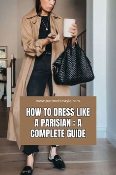 Master the art of Parisian chic with our complete guide on how to dress like a Parisian woman! From effortless elegance to timeless allure, unlock the secrets of French style. #ParisianChic #FrenchFashion #StyleGuide #EffortlessElegance #TimelessStyle #FashionInspiration #Fashionista #StreetStyle #Trendsetter #ParisianStyle #WardrobeEssentials Chic And Stylish Outfits, Business Casual French Work Outfits, Edgy Parisian Outfits, French Minimalist Outfits, French Chic Fashion Winter, Parisian Woman Style, Fall French Fashion Women, How To Dress Chic Classy, Parisian Business Casual