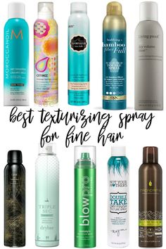 Best Texturizing Spray for Fine Hair Best Texturizing Spray, Scrub Corpo, Types Of Hair, Texturizing Spray, Hair Spray, Volume Hair, Dry Shampoo, Curly Hair Styles Naturally, Hair Styling