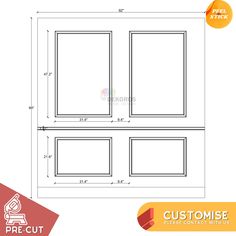 the size and measurements of a cabinet door