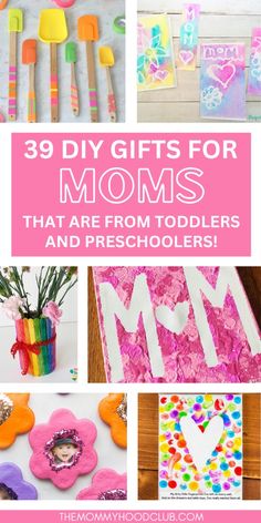 mother's day gifts for moms that are from toddlers and preschoolers