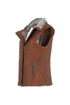 The Cumbria Fitted Leather Gilet with Faux Fur Collar is a luxurious addition to your wardrobe, perfect for staying warm as temperatures drop. This gilet is made from 100% genuine leather, hand-buffed to achieve a soft, velvety finish. The slim-fit design features elegant diamond stitch detailing on the outer shell, adding a touch of sophistication. The gilet is equipped with a secure zip fastening and two practical zip pockets. Inside, a fully lined interior complements the faux fur collar, providing both comfort and warmth. Handcrafted with meticulous attention to detail, this piece is designed to be a timeless staple that will serve you well for many seasons to come. Leather Gilet, Leather Jacket Dress, Petite Jumpsuit, Petite Coat, Tall Dresses, Floral Shirt Dress, Blouse Jeans, Tall Clothing, Cold Weather Outfits