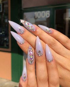 Diamond Nail Art Design, Sparkle Nail Designs, Diamond Nail Designs, Nail Art Halloween, Nagel Design, Diamond Nail Art, Nails 2021, Popular Nails, Diamond Nails