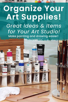 The Artists’ Studio: Designing The Perfect Studio. Having an artist’s studio is the perfect way to create a space purely for the sake of making art. Art Nook, Perfect Organization, Art Studio Storage, Studio At Home, Art Spaces, Beach Fire, Art Studio Organization, Art Supplies Storage