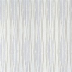 a white and blue striped wallpaper with vertical lines on it's side,