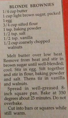 a recipe for brownies with instructions on how to make it in the microwave or oven