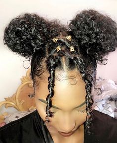 4d Hair, Cute Curly Hairstyles, Side Hairstyles, Medium Curly Hair Styles, Natural Curls Hairstyles, Natural Hair Styles Easy, Spring Wear