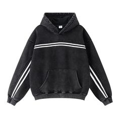 Classic Two Stripes Hoodie - h0neybear