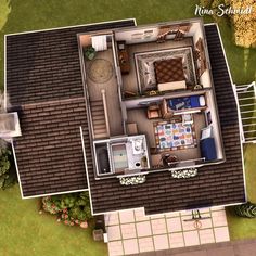 Nina Schmidt | #EAPartner Small Artist's Home 📐 20x15 💰 53.477 🛏️ 2 Bedrooms 🛁 1 Bathroom 📪 Water Tower Way | Copperdale Speed Build & Download on... | Instagram