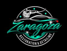 the logo for zangaa restoration and detailing