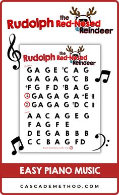 rudolph red - nosed reindeer printable word search game for kids to play with music