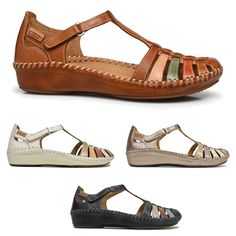 Pikolinos Womens Sandals P. Vallarta 655-0843 Casual Hook and Loop Leather Pikolinos Womens Sandals P. Vallarta 655-0843 Casual Hook and Loop Leather Description: Perfect for all occasions, the P. Vallarta 655-0843 sandals from Pikolinos can easily be dressed up or down. Keeping your feet well ventilated and stable, these sandals offer vibrant style and optimum comfort for an incredible wearing experience. Soft and premium leather upper. Breathable leather lining for abrasion-free wear. Comforta Vibrant Style, Ladies Sandals, Hook And Loop, 25 Years, Women's Shoes Sandals, Leather Shoes, Womens Sandals, Shoes Sandals