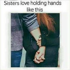 two people holding hands with the caption girls love holding hands like this is me