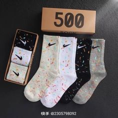 Minimal Shirt Design, Socks Aesthetic, Fluffy Shoes, Kids Canvas Art, Sock Outfits, Nike Socks, Kids Canvas, Fresh Shoes, Cute Nikes