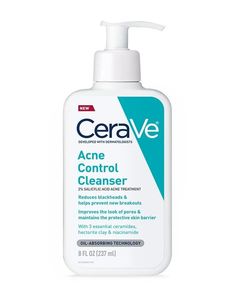 Gel-to-foam salicylic acid acne face wash Cerave Cleanser, Cerave Skincare, Salicylic Acid Cleanser, Acne Prone Skin Care, Acne Face Wash, Salicylic Acid Acne, Acne Cleansers, Acne Control, Facial Cleansers