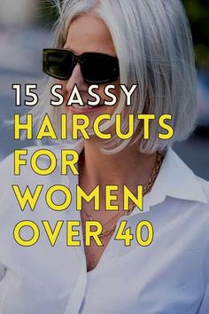 Haircuts For Women Over 40, Sassy Haircuts, Short Blonde Haircuts, Bob Haircut For Fine Hair, Trendy Hairstyle, Haircut Inspiration, Pixie Bob, Haircuts For Women