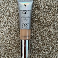 Never Opened, Full Size, It Cosmetics Cc Cream Shade Medium Brand New, I Bought Recently, I Just Don’t Use This Product Anymore! Applying It Cosmetics Cc Cream, It Cc Cream Swatches, It Cosmetics Cc Cream, Physical Sunscreen, Glow Foundation, Medium Skin Tone, It Cosmetics, Hydrating Serum, Matte Foundation