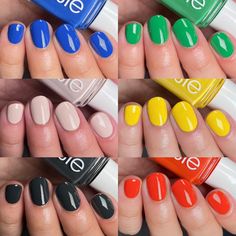 The Essie "Push Play" Summer 2023 Collection is made up of 6 beautiful cream polishes, all with a wonderfule 2 coat formula. Lab Rats, Amazon Store, 2023 Collection, Lab, Nail Polish, Nail Art, Cream