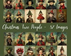 christmas tree people - stimages for photoshopped by the photographer's daughter