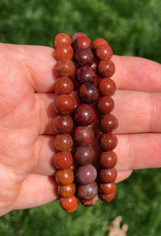 red jasper bracelet -red jasper jewelry - elastic bracelet - healing crystal bracelet - chakra stones - red jasper - red jasper beads Listing is for 1 (one) 6mm or 8mm elastic bracelet. You choose the size. Metaphysical Property: Red Jasper: is a powerful protection and stability gemstone. Red Jasper Stones inspire a positive attitude, increasing your motivation and energy level to help you take action in your life. It is one of the best root chakra stones. Some Native American cultures consider Red Jasper Jewelry, Blue Lace Agate Jewelry, Blue Lace Agate Bracelet, Red Jasper Bracelet, Root Chakra Stones, Red Jasper Stone, Jasper Jewelry, Jasper Bracelet, Crystal Healing Bracelets