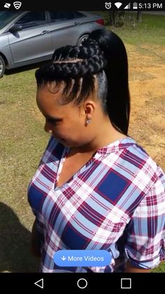 Color Cornrows, Kim Hairstyles, Pony Styles, Design Braids, A Boogie, Hair Donut, Braid Ponytail, Mommy Birthday