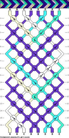 an image of a knitted pattern with different colors