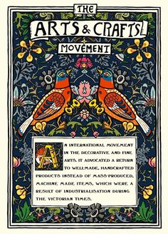 the arts and crafts movement poster